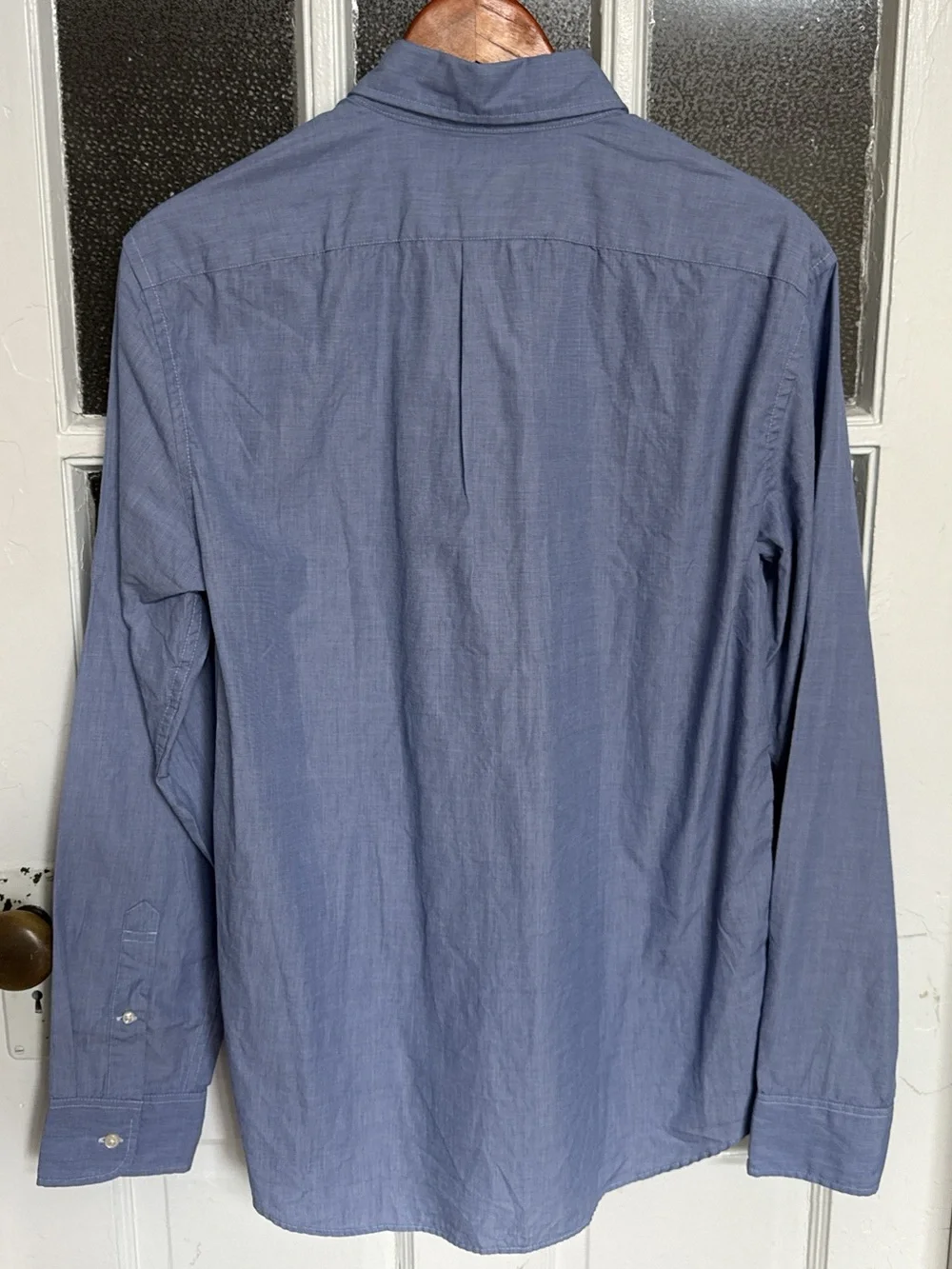 J.Crew Secret Wash Men’s Medium Slim Blue Button Down Shirt N
